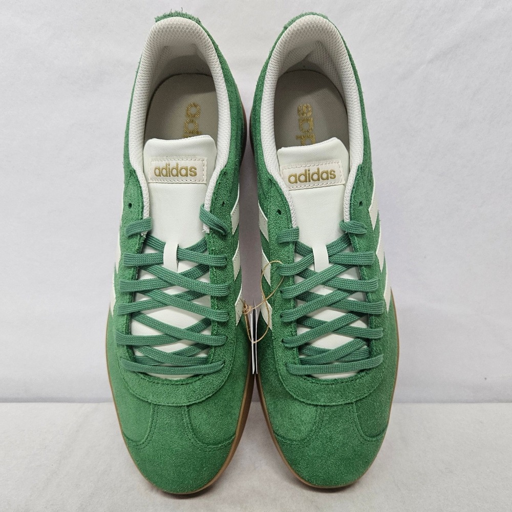 Adidas VL Court 2.0 Casual Sneakers JH5077 Green Suede Gum Sole Men Size 7.5 - Picture 6 of 11